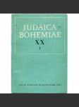 Judaica Bohemiae. Roč. 20 (XX), 1984, č. 1 [historie; židovská literatura; židé; dějiny židů; české země; Čechy; Dobruška] - náhled