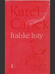 Karel čapek / italské listy - náhled