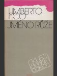 Umberto eco / jméno růže - náhled