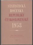 Statistická ročenka Republiky československé 1958 - náhled