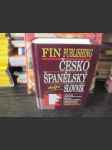 Česko-španělský studijní slovník - náhled