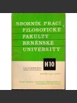 Sborník prací...roč.XXIV/1975, filosofická fakulta Brněnské university, řada hudebněvědná H10 - náhled