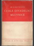 Česká divadelní mluvnice - náhled