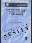 Československá justice v letech 1948-1953 v dokumentech I. - náhled