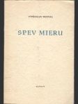 Spev mieru - náhled