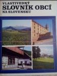 Vlastivědný slovník obcí na Slovensku - náhled