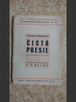 Čistá poesie - (La poésie pure) - náhled