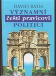 Významní čeští pravicoví politici - náhled