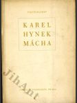Karel Hynek Mácha - Máchovská studie - Karel Hynek Mácha - Eine literarhistorische Studie - náhled