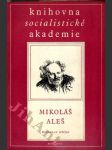 Knihovna socialistické akademie - Mikoláš Aleš - náhled