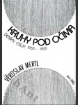 Kruhy pod očima - deníky, eseje 1950-1993 - náhled