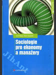 Sociologie pro ekonomy a manažery - náhled