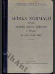 Sbírka normalií Zemského úřadu v Praze za rok 1934 - náhled