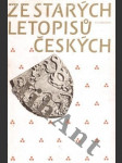 Ze starých letopisů českých - náhled