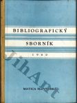 Bibliografický sborník 1960 - náhled