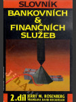 Slovník bankovních a finančních služeb. 2. díl - náhled