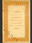 Pankrác Budecius, kantor - quasi legenda - náhled