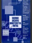 Sborník Archivu Ministerstva vnitra 3/2005 - náhled