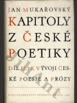 Kapitolky z české poetiky II. díl - náhled