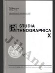 Studia Ethnographica X - náhled