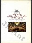 Ročenka Státní opery v Praze 1992 - 1993 - náhled