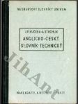 Anglicko - český slovník technický - náhled