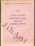 Literární pozůstalost Antonína Bočka 1802-1847 - náhled