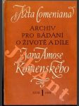 Archiv pro bádání o životě a díle Jana Amose Komenského - náhled
