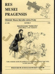 Res musei Pragensis 10/1994 - náhled