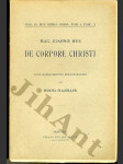 Mag. Jo. Hus Opera Omnia. Tom. I. Fasc. 2 - De Corpore Christi - náhled