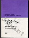 Jaroslav Kratochvíl - bibliografie - náhled