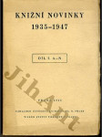 Knižní novinky 1935 - 1947 díl I. A - N - náhled