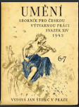 Umění - Sborník pro českou výtvarnou práci 1942, 6 - 7 - náhled