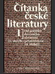 Čítanka české literatuy 1 - Od počátků do raného obrození (9. století - první třetina 19. století) - náhled