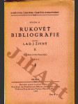 Rukověť bibliografie - náhled