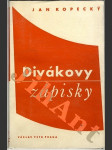 Divákovy zápisky - náhled