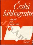 Česká bibliografie - sborník statí a materiálů, svazek15 - náhled