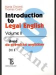 Úvod do právnické angličtiny II. - náhled