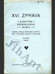 XVI. zpráva kuratoria průmyslového musea v Chrudimi za rok 1909 - náhled