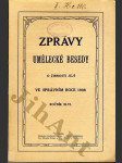 Zprávy Umělecké Besedy o činnosti její ve správním roce 1908 Ročník 46 - náhled