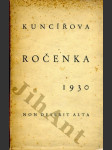 Kuncířova ročenka 1930 - náhled