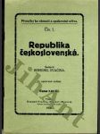 Republika československá - náhled