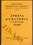 Zpráva kuratoria za správní rok 1930 - náhled