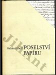 Poselství papíru - náhled