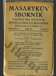 Masarykův sborník - sešit 2, svazek II - náhled
