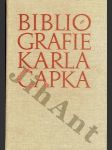 Bibliografie Karla Čapka - soupis jeho díla - náhled