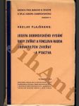 Josefa Dobrovského vydání Rady zvířat a Fenclova Radda zhovadilých zvieřat a ptactva - náhled