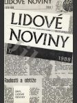 Lidové noviny I. - 1988 - náhled