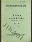 Zpráva kuratoria za správní rok 1925 - náhled