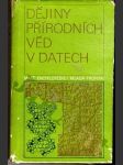 Dějiny přírodních věd v datech - náhled